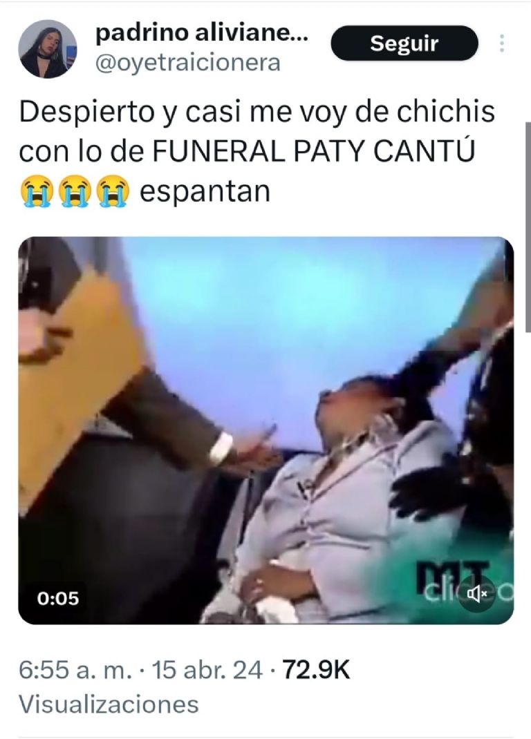 El funeral de Paty cantu llegó