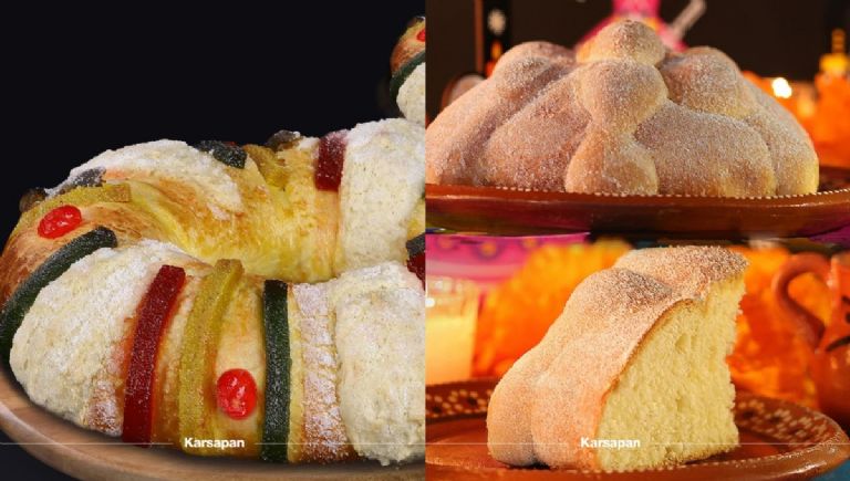 El pan de muerto y la rosca de reyes están disponibles en una deliciosa panadería. Conoce Karsapan en la CDMX