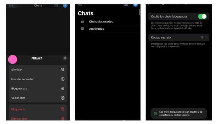 whatsapp tiene actualizaciones para que los usuarios infieles puedan esconder mensajes