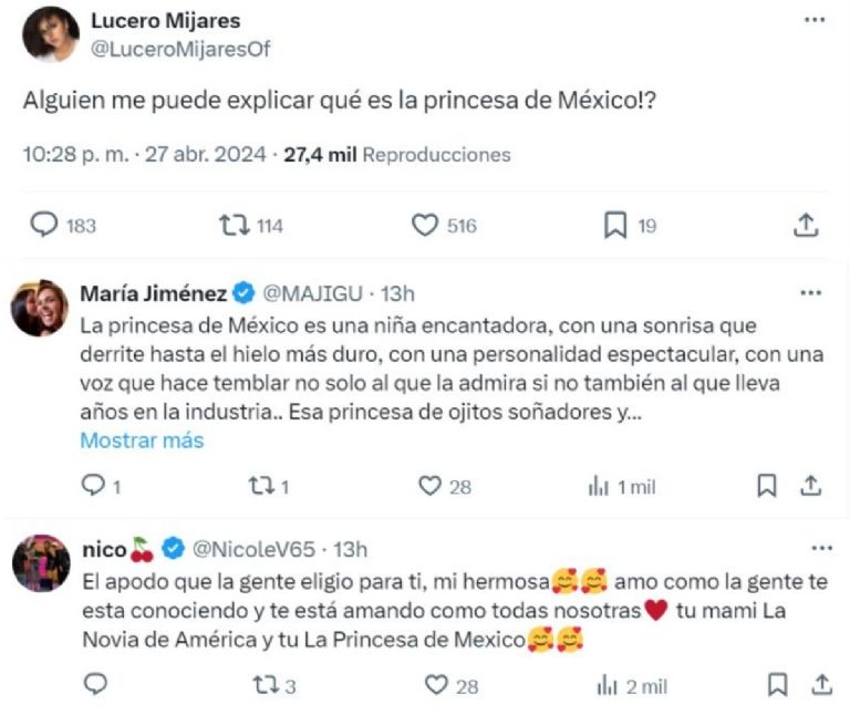 Razón del porqué Lucero Mijares es llamada 'Princesa de México' al participar en Juego de Voces.