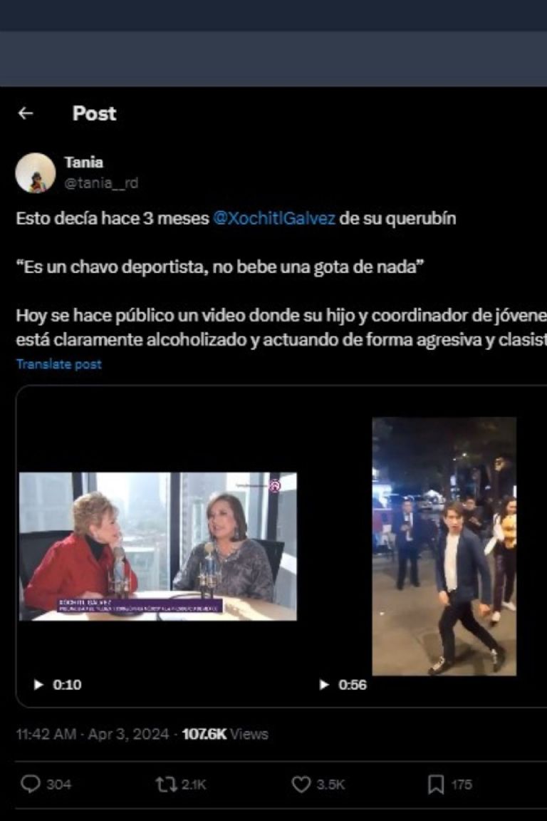 Difunden video del hijo de Xóchitl Gálvez peleando