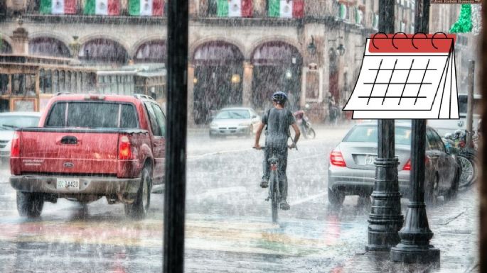 Este día iniciarán las lluvias en México tras larga temporada de calor