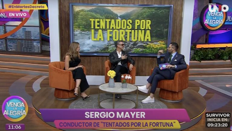 Sergio Mayer estrena programa en TV Azteca