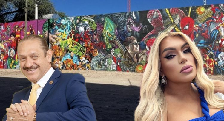 ¿Dónde está el mural de Spider Man en donde sale Wendy Guevara y Teo González?