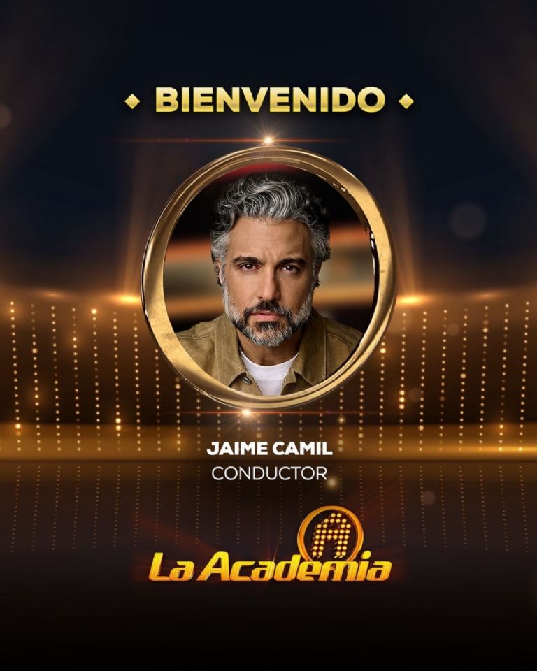 Jaime Camil será el  nuevo presentador de la Academia