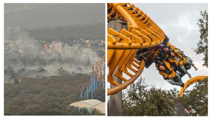 ¿Six Flags cerrará por el incendio en el Bosque de Tlalpan? Esto es lo que sabemos