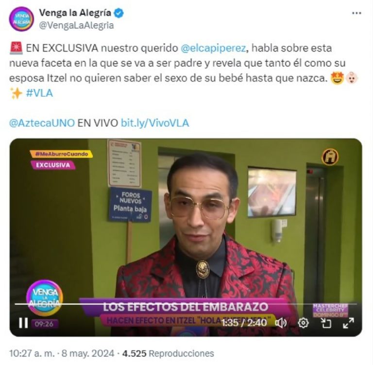  ¿Por qué el Capi Pérez condiciona la invitación de Flor Rubio a su Baby Shower?