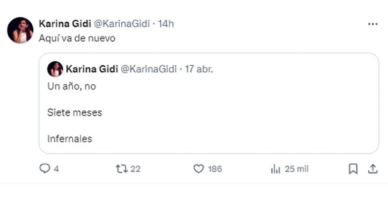 Karina Gidi lanza fuerte indirecta contra Jorge Máynez
