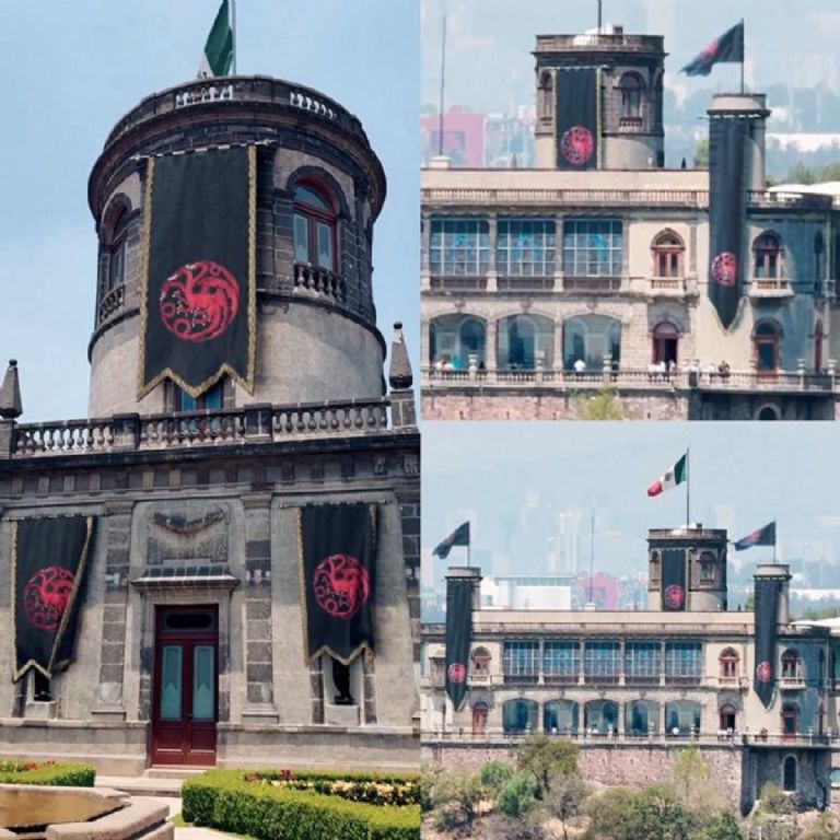 por qué hay banderas negras en el Castillo de Chapultepec