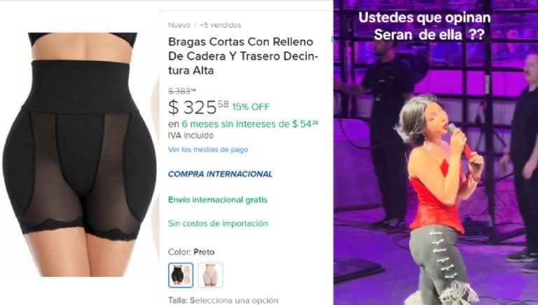 Circula en Internet el supuesto relleno que usa Ángela Aguilar para aumentar su cadera.
