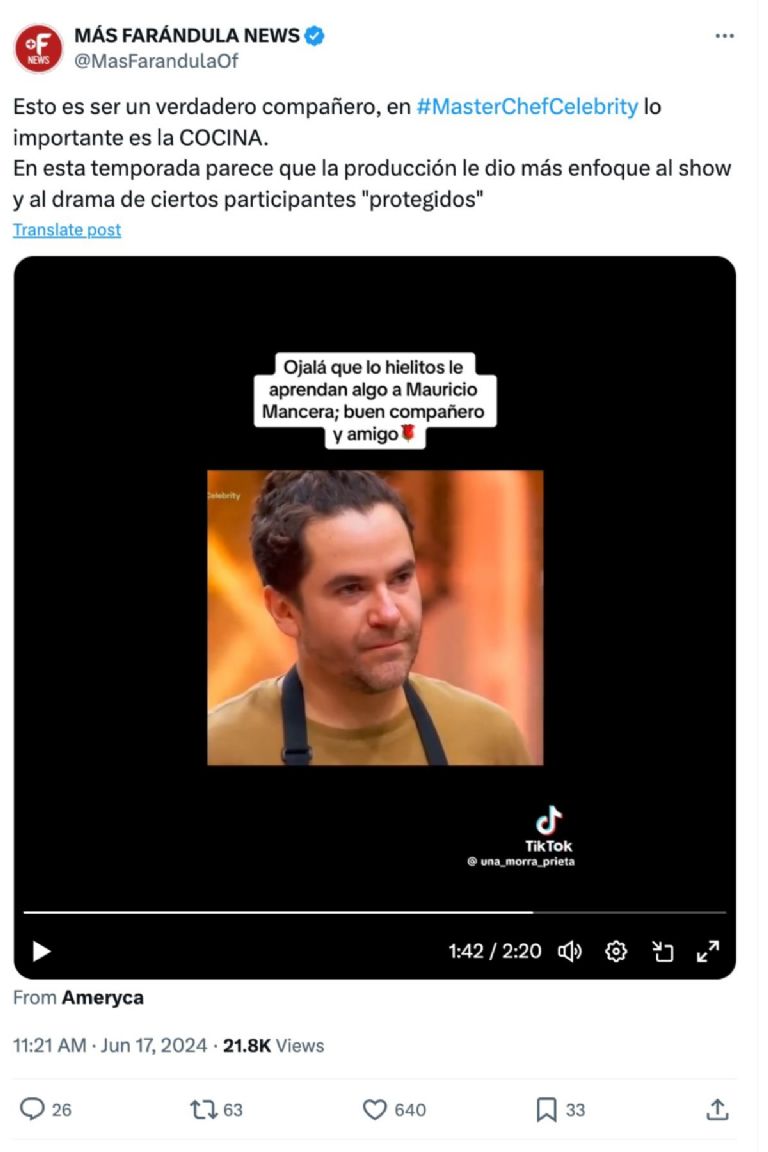 las trampas de los hielitos en masterchef celebrity nos hicieron recordar a mauricio mancera