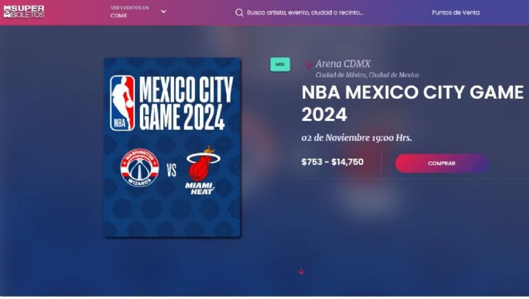 como comprar boletos para el nba mexico city game de miami vs washington