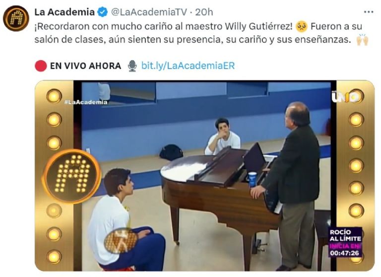 Exalumnos de La Academia recuerdan al maestro Willy, de que murió el compositor Willy Gutiérrez?
