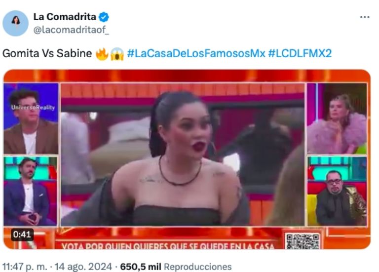 Cómo fue la pelea entre Sabine y Gomita