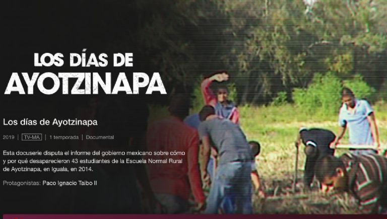 se puede ver el documental los 43 de ayotzinapa en netflix