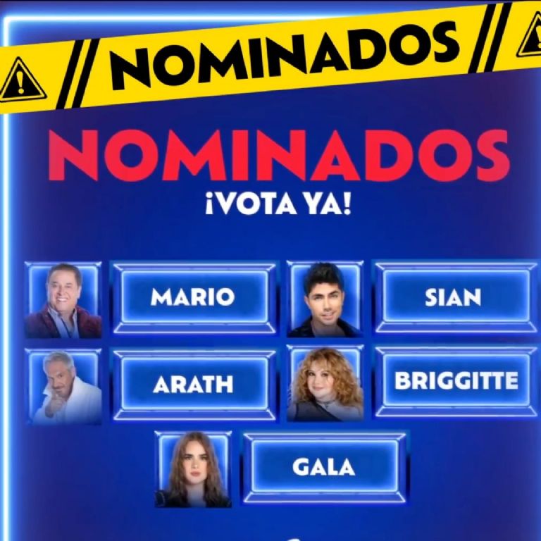 quienes estan nominados en la casa de los famosos mexico en la octava semana