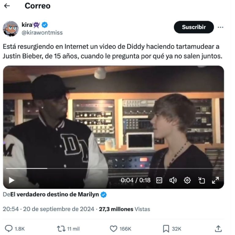 los extraños videos de diddy con justin bieber