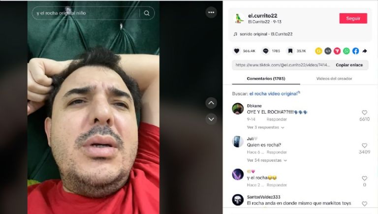 cual es el contexto de el rocha en tiktok