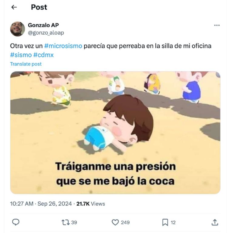 microsismos de la cdmx memes