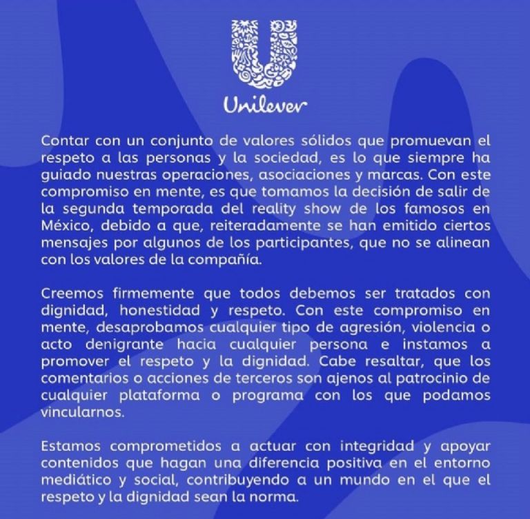 Patrocinadores abandonan La Casa de los Famosos México