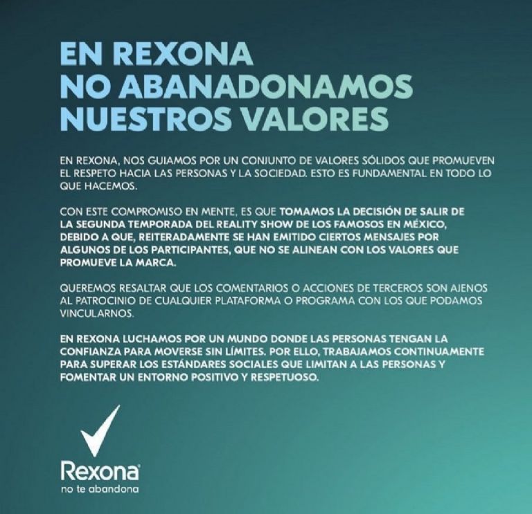 Patrocinadores que abandonaron La Casa de los Famosos México