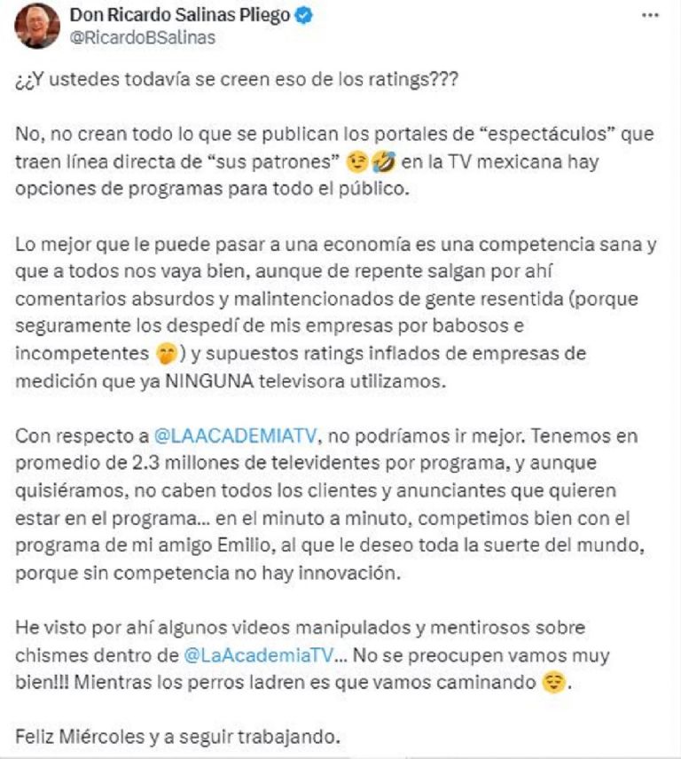 ratings inflados en La Casa de los Famosos