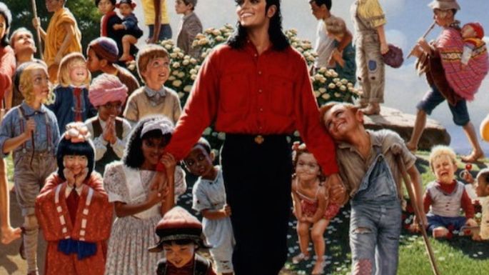 Las pinturas de Michael Jackson que dejan entrever su relación con los niños