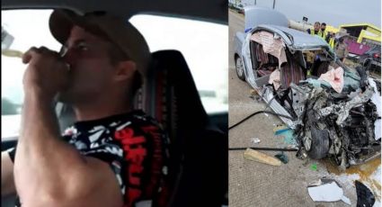 "Manejo mejor tomado": hombre ocasiona la muerte de tres mientras conducía (VIDEO)
