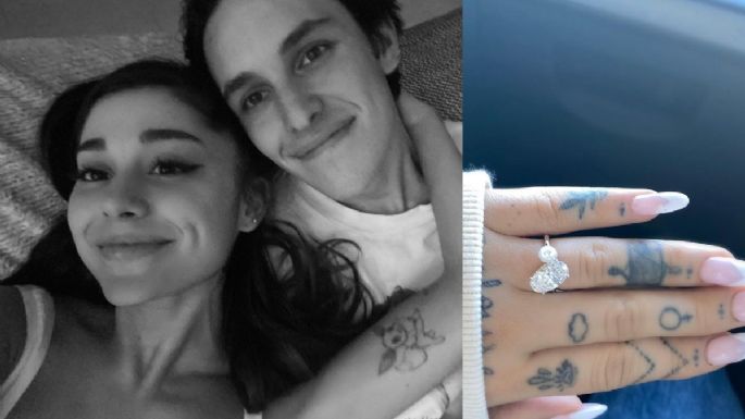 Ariana Grande esconde un secreto familiar en su anillo de compromiso