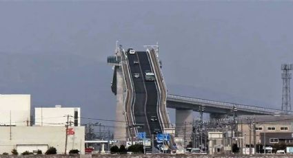 Puente 'de la muerte' en Japón se vuelve viral por parecer montaña rusa