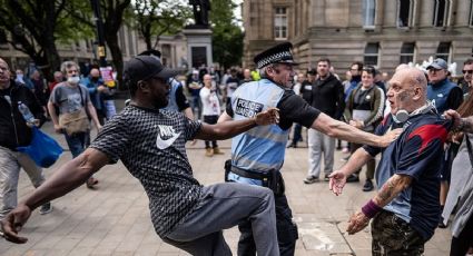 Enfrentamientos por protestas violentas deja 16 heridos en Londres
