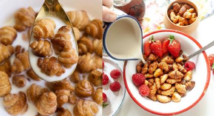 Cereal de mini Croissant, la nueva receta viral de TikTok