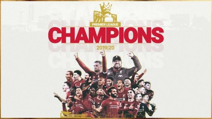Liverpool, celebra campeonato desde la azotea