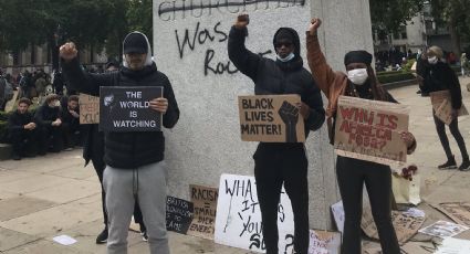 Protestas antirracistas en Reino Unido dejan monumentos históricos vandalizados