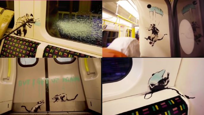 Banksy: La nueva obra del artista en el metro de Londres este 2020