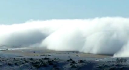 Nubes en Argentina en forma de tsunami sorprenden en redes