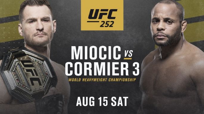 Miocic vs. Cormier UFC 252: dónde y cómo ver EN VIVO la pelea