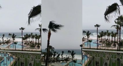 Huracán Genevieve llega a Los Cabos con afectaciones (VIDEO)