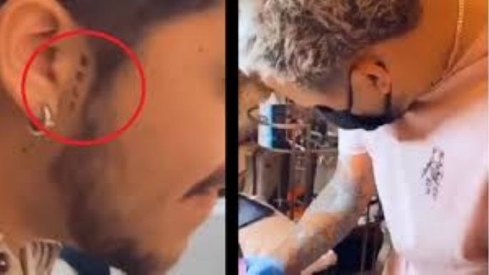 ¿Christian Nodal se borra tatuaje de Belinda? FOTOS