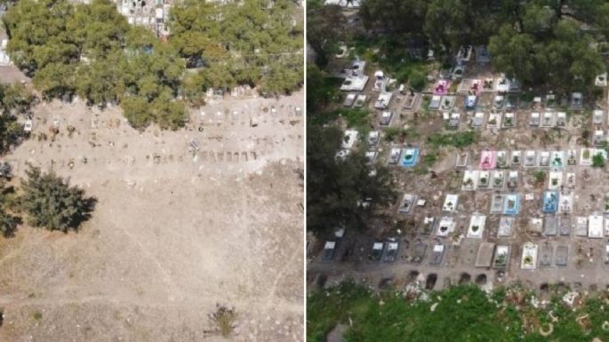 Panteón de San Lorenzo en Iztapalapa se llena por víctimas de Covid-19