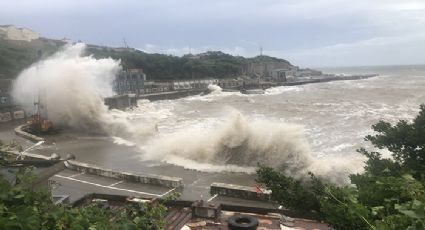 Tifón Haishen deja impactantes imágenes en su paso por Japón