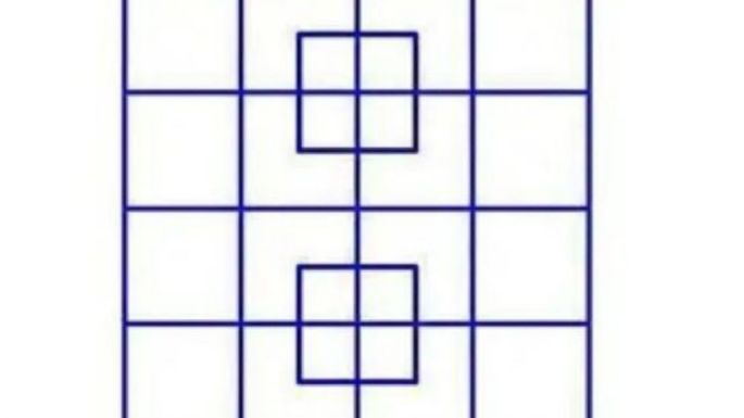 Acertijo visual: ¿cuántos cuadrados eres capaz de encontrar en esta FOTO?
