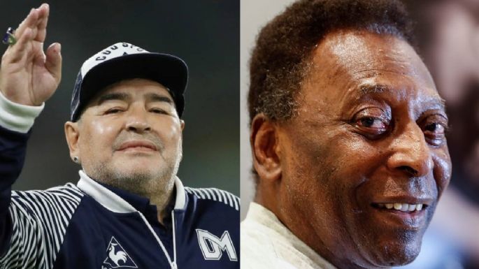 "Amigos para siempre", el emotivo homenaje que Pelé envió a Maradona en su aniversario luctuoso