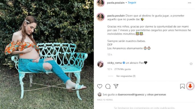 Paola Poulain, cuñada de Yuya, anuncia en redes que PERDIÓ a sus gemelos