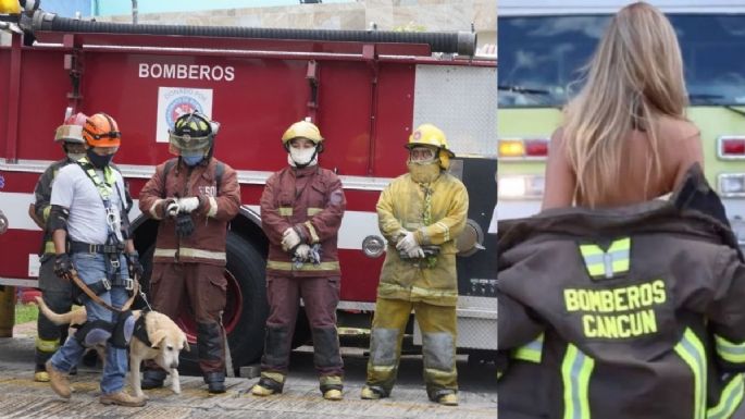 VIDEO VIRAL: Playmate hace sesión de FOTOS en cuartel de bomberos de Cancún; cesan a director