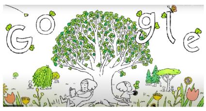 Google celebra el Día de la Tierra con este doodle (VIDEO)