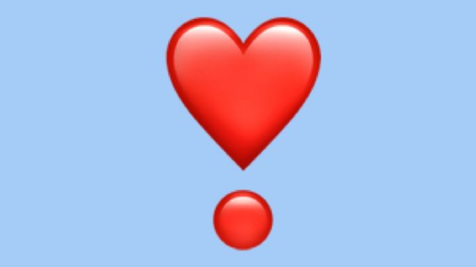 ¿Qué significa el emoji del corazón con un punto por debajo en WhatsApp?
