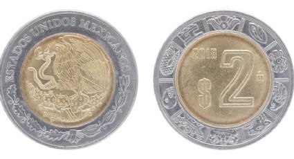 Si tienes esta extraña moneda de 2 pesos con un error, podrías venderla hasta en 90 mil
