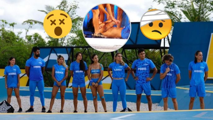 Exatlón México: Atleta azul sufre aparatoso accidente en circuito de agua, ¿saldrá de la competencia?