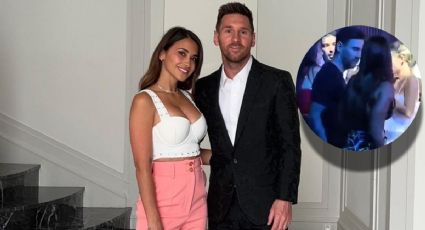 ¡Mano! Lionel Messi es captado en comprometedora situación con su esposa (VIDEO)